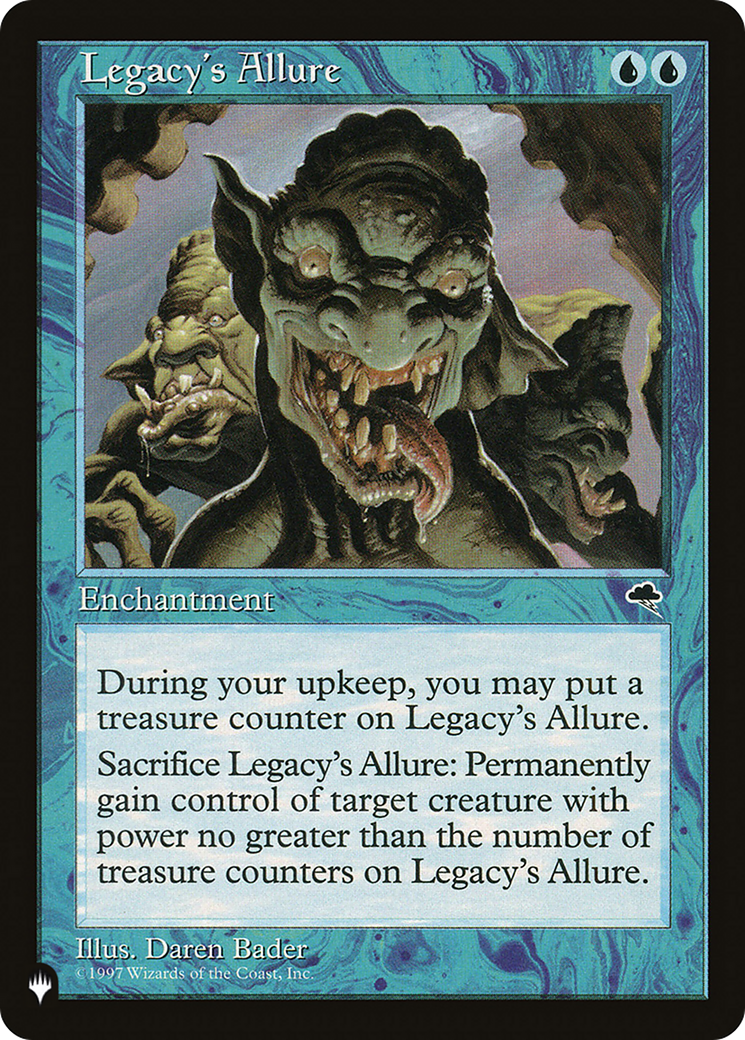 Legacy's Allure [The List] | Jomio and Rueliete's Cards and Comics