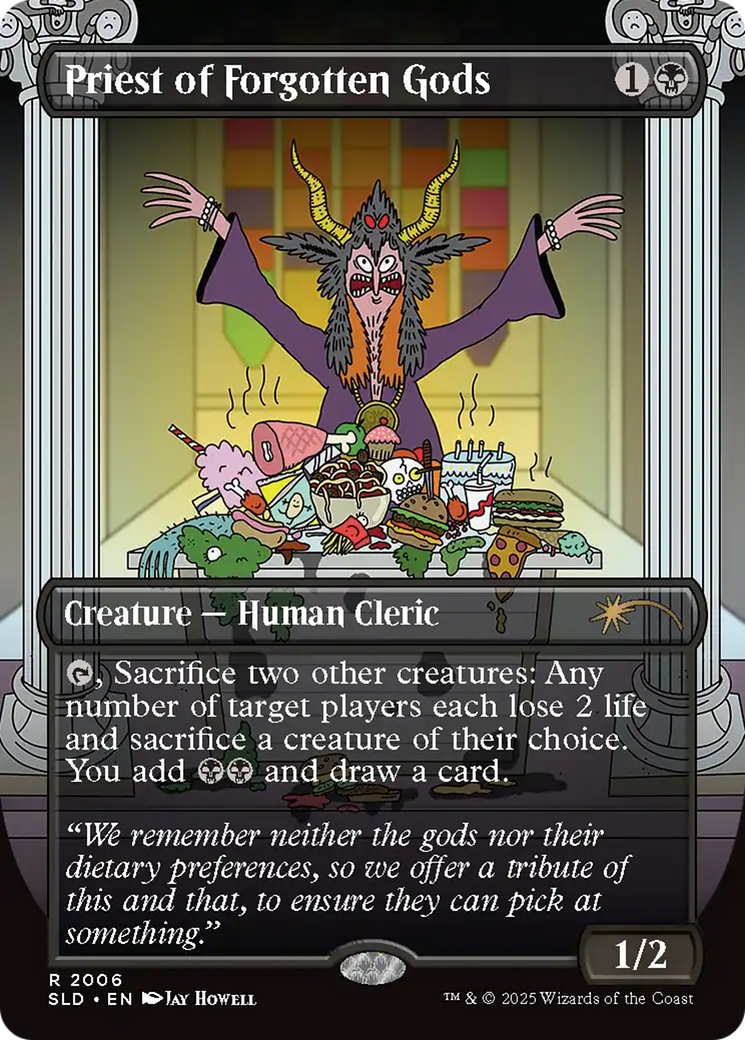 Priest of Forgotten Gods (Rainbow Foil) [Secret Lair Drop Series] | Jomio and Rueliete's Cards and Comics