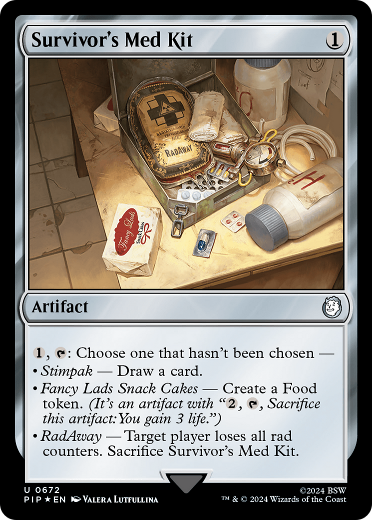Survivor's Med Kit (Surge Foil) [Fallout] | Jomio and Rueliete's Cards and Comics