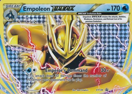 Empoleon BREAK (XY134) (Jumbo Card) [XY: Black Star Promos] | Jomio and Rueliete's Cards and Comics