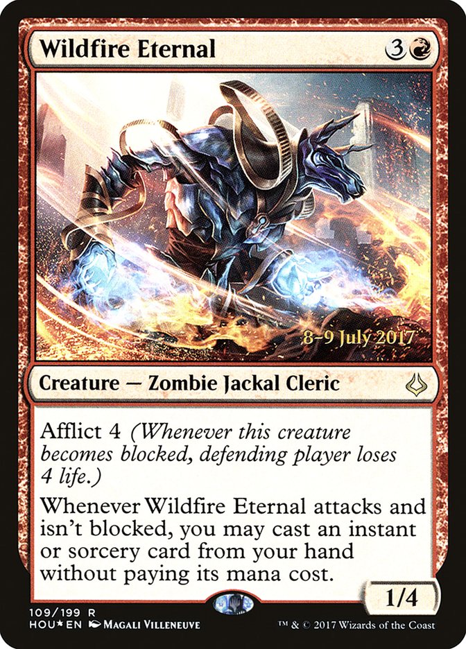 Wildfire Eternal [Hour of Devastation Prerelease Promos] | Jomio and Rueliete's Cards and Comics
