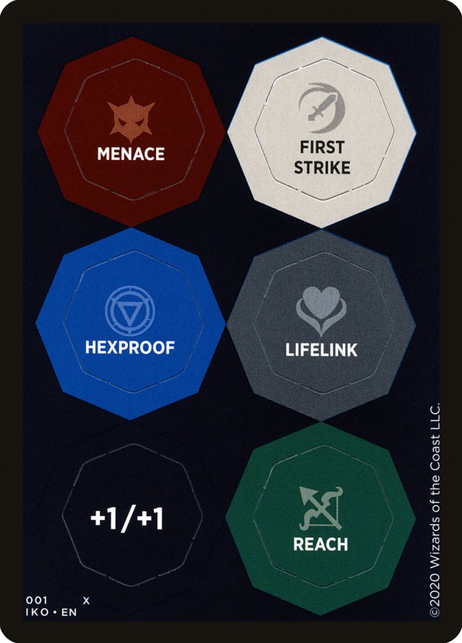 Ability Punchcard (001) [Ikoria: Lair of Behemoths Tokens] | Jomio and Rueliete's Cards and Comics