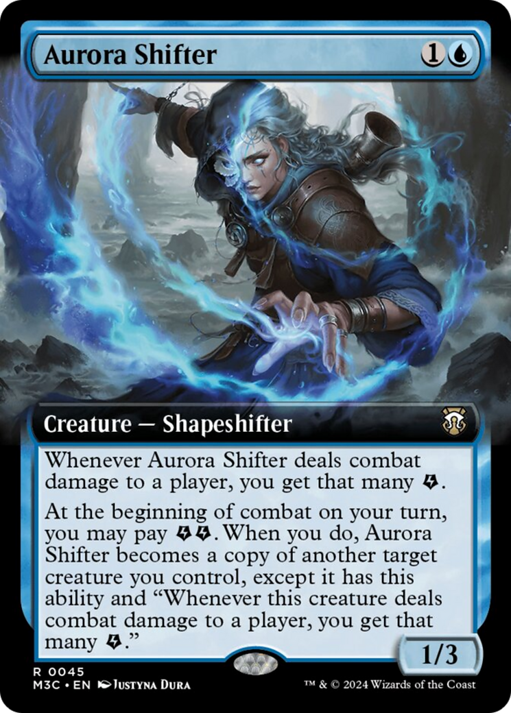 Aurora Shifter (Extended Art) (Ripple Foil) [Modern Horizons 3 Commander] | Jomio and Rueliete's Cards and Comics