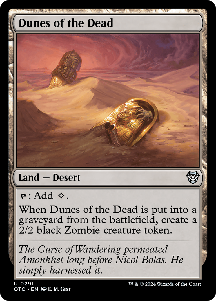 Dunes of the Dead [Outlaws of Thunder Junction Commander] | Jomio and Rueliete's Cards and Comics