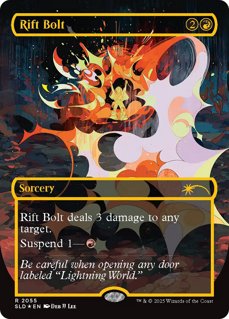 Rift Bolt (2055) (Raised Foil) [Secret Lair Drop Series] | Jomio and Rueliete's Cards and Comics