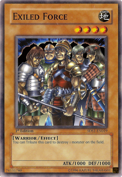 Exiled Force [5DS1-EN019] Common | Jomio and Rueliete's Cards and Comics