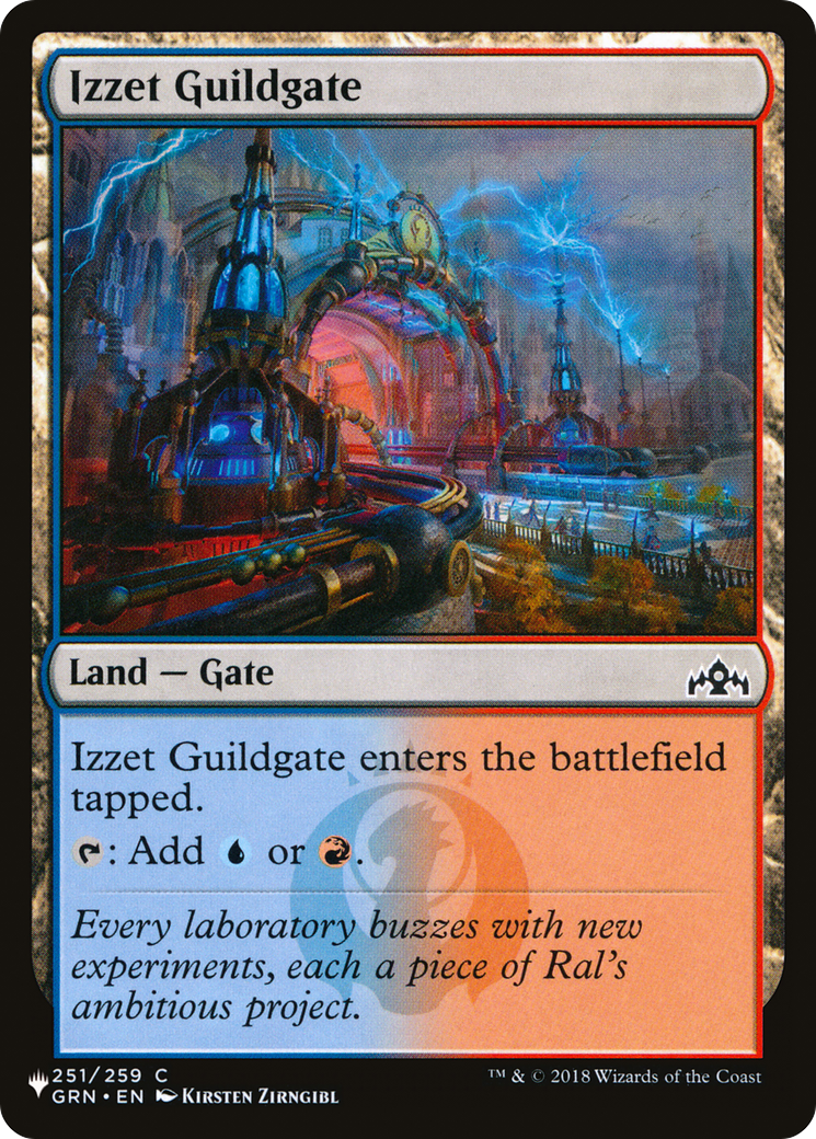 Izzet Guildgate [The List] | Jomio and Rueliete's Cards and Comics