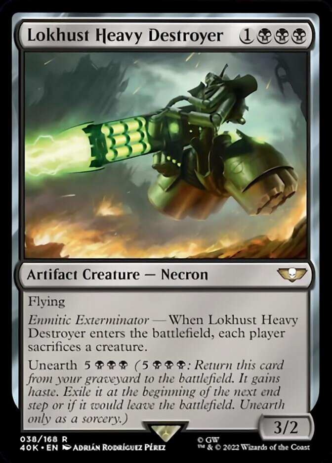 Lokhust Heavy Destroyer (Surge Foil) [Warhammer 40,000] | Jomio and Rueliete's Cards and Comics