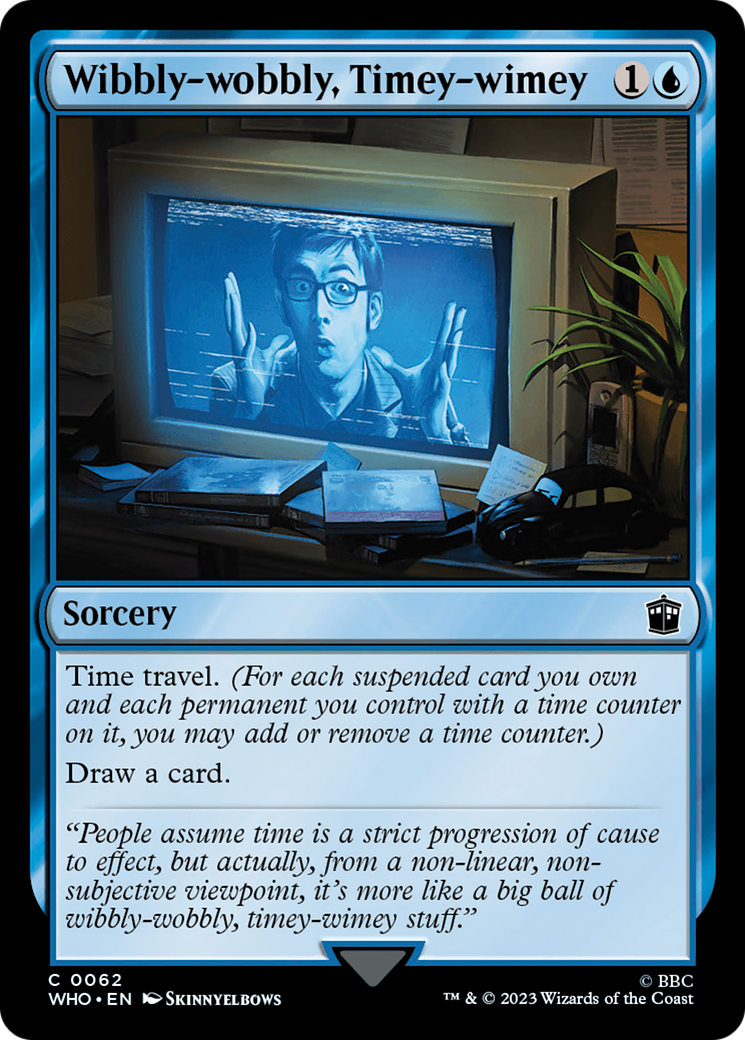 Wibbly-wobbly, Timey-wimey [Doctor Who] | Jomio and Rueliete's Cards and Comics