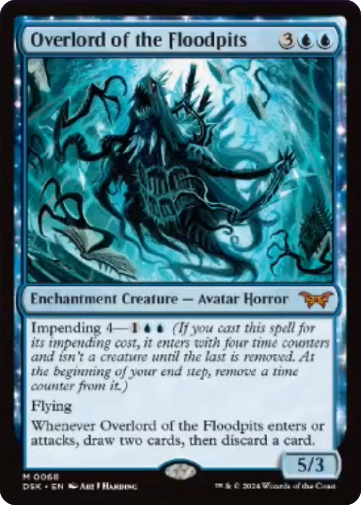 Overlord of the Floodpits [Duskmourn: House of Horror] | Jomio and Rueliete's Cards and Comics