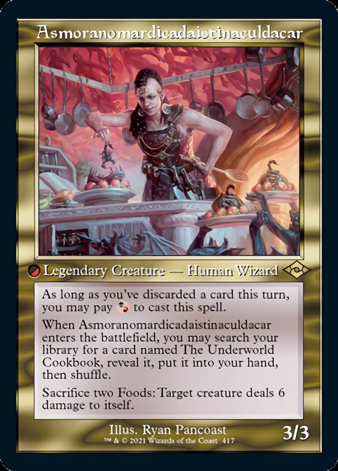 Asmoranomardicadaistinaculdacar (Retro Foil Etched) [Modern Horizons 2] | Jomio and Rueliete's Cards and Comics