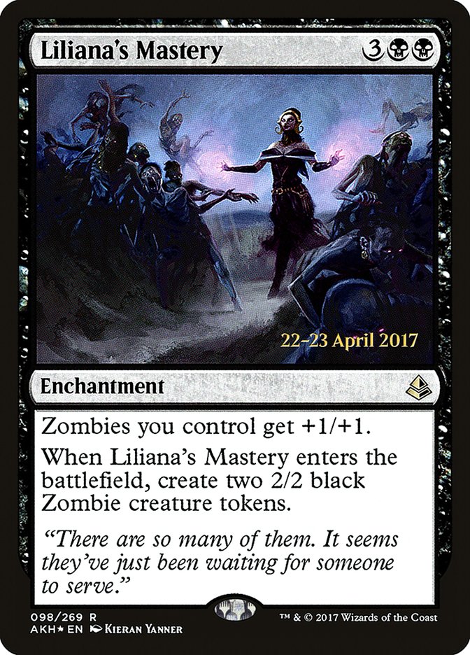 Liliana's Mastery [Amonkhet Prerelease Promos] | Jomio and Rueliete's Cards and Comics