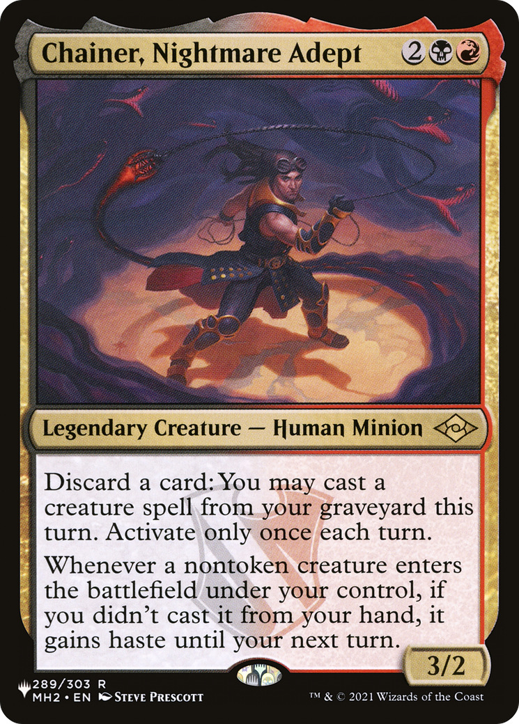 Chainer, Nightmare Adept [The List] | Jomio and Rueliete's Cards and Comics