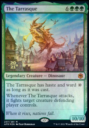The Tarrasque [Dungeons & Dragons: Adventures in the Forgotten Realms Prerelease Promos] | Jomio and Rueliete's Cards and Comics