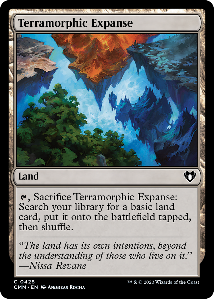 Terramorphic Expanse [Commander Masters] | Jomio and Rueliete's Cards and Comics