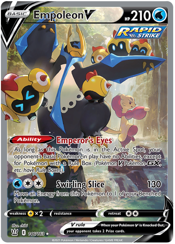 Empoleon V (146/163) [Sword & Shield: Battle Styles] | Jomio and Rueliete's Cards and Comics