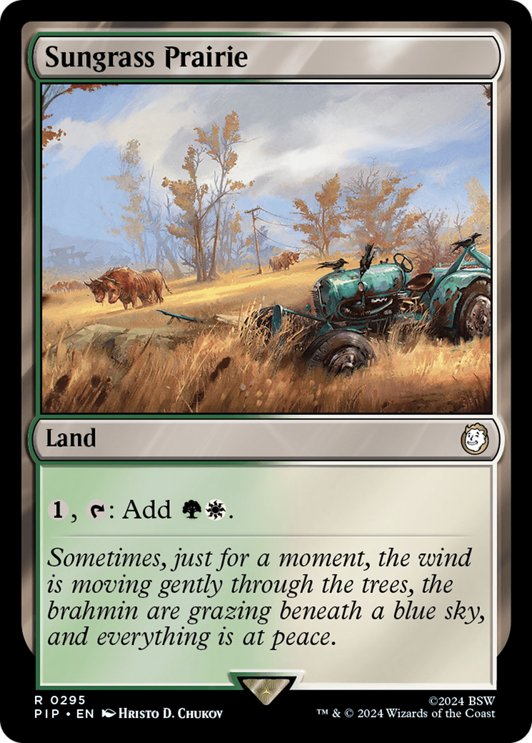 Sungrass Prairie [Fallout] | Jomio and Rueliete's Cards and Comics