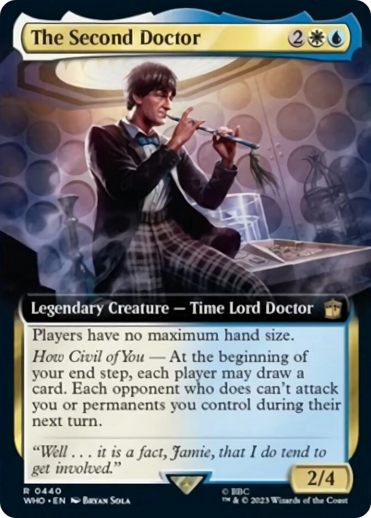 The Second Doctor (Extended Art) [Doctor Who] | Jomio and Rueliete's Cards and Comics