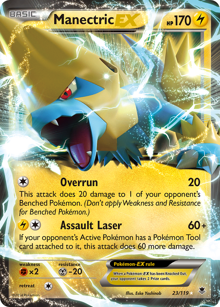 Manectric EX (23/119) [XY: Phantom Forces] | Jomio and Rueliete's Cards and Comics