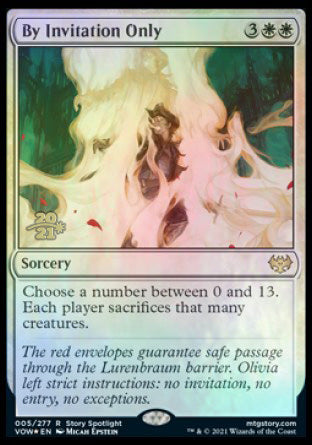 By Invitation Only [Innistrad: Crimson Vow Prerelease Promos] | Jomio and Rueliete's Cards and Comics