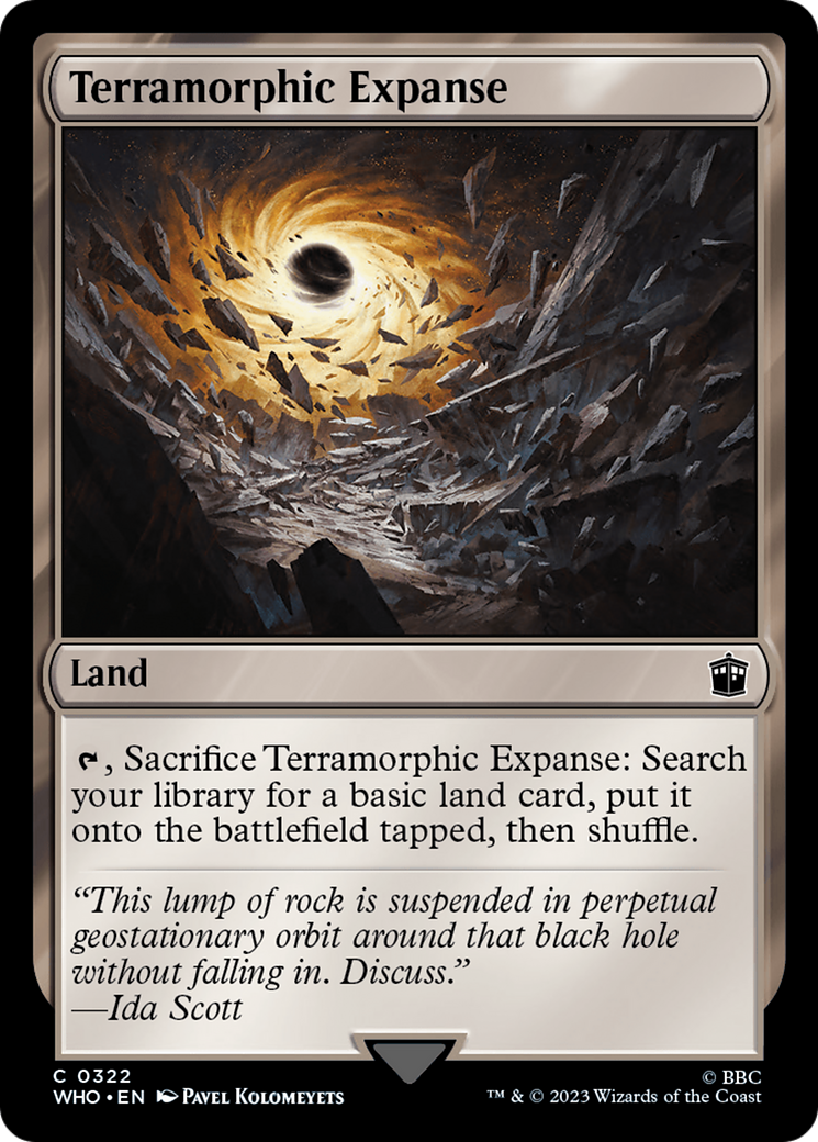 Terramorphic Expanse [Doctor Who] | Jomio and Rueliete's Cards and Comics