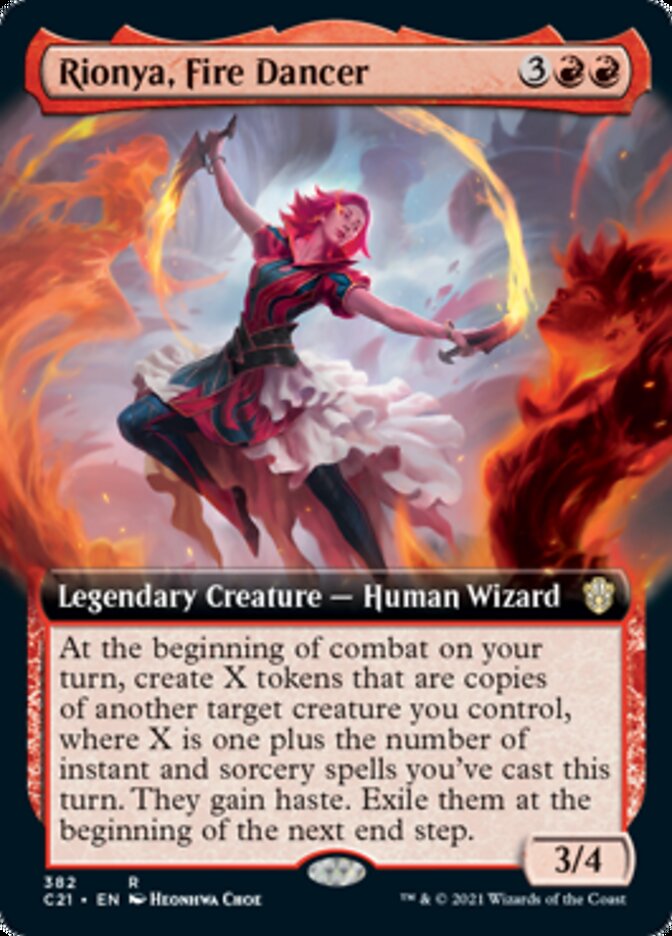 Rionya, Fire Dancer (Extended Art) [Commander 2021] | Jomio and Rueliete's Cards and Comics