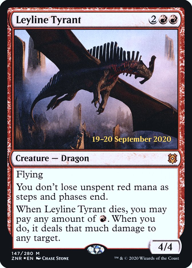 Leyline Tyrant [Zendikar Rising Prerelease Promos] | Jomio and Rueliete's Cards and Comics