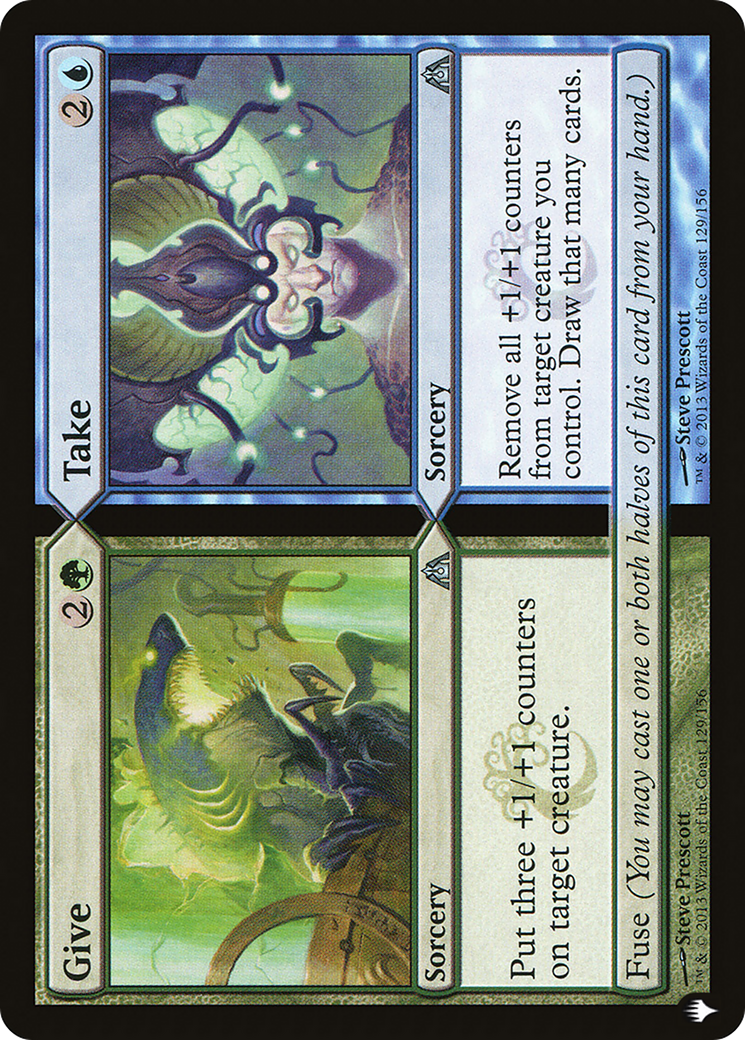 Give // Take [The List] | Jomio and Rueliete's Cards and Comics