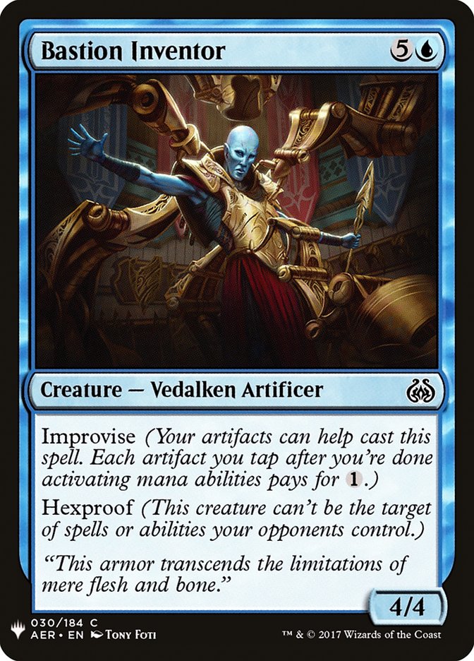 Bastion Inventor [Mystery Booster] | Jomio and Rueliete's Cards and Comics
