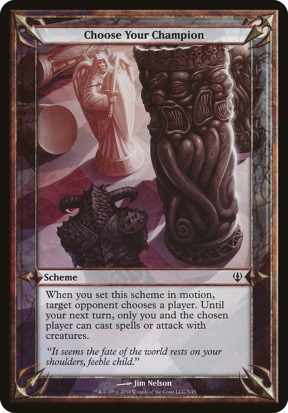 Choose Your Champion (Schemes) [Archenemy Schemes] | Jomio and Rueliete's Cards and Comics