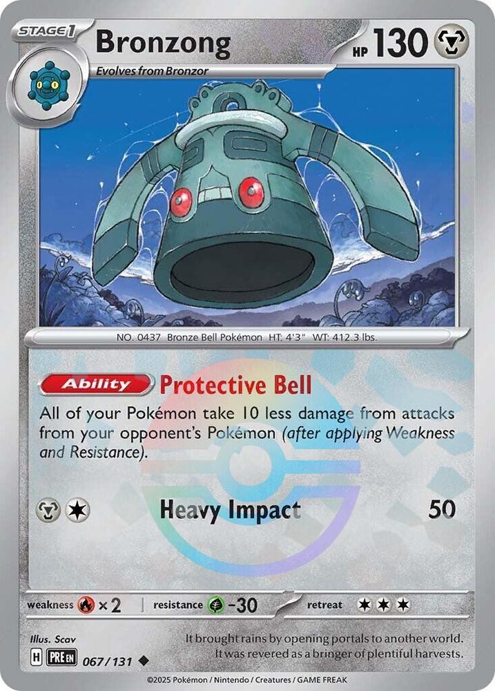 Bronzong (067/131) (Poke Ball Pattern) [Scarlet & Violet: Prismatic Evolutions] | Jomio and Rueliete's Cards and Comics