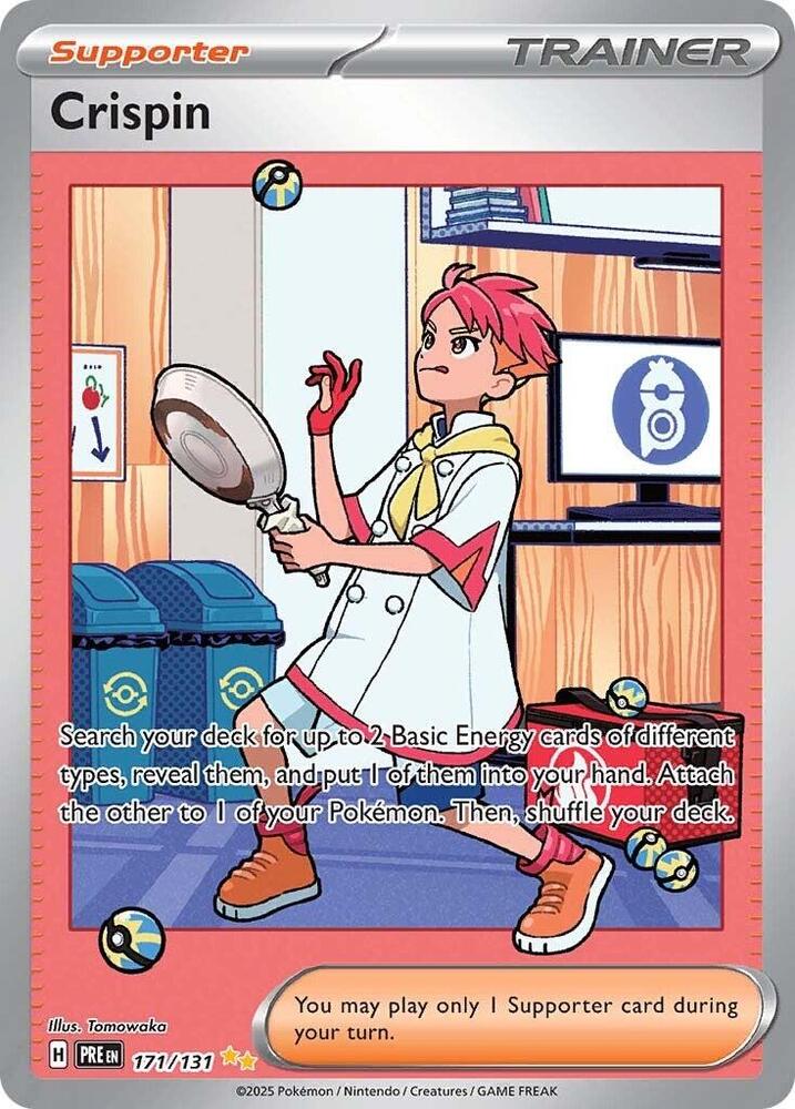 Crispin (171/131) [Scarlet & Violet: Prismatic Evolutions] | Jomio and Rueliete's Cards and Comics