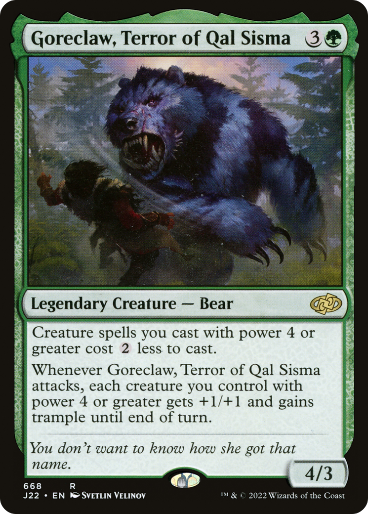Goreclaw, Terror of Qal Sisma [Jumpstart 2022] | Jomio and Rueliete's Cards and Comics