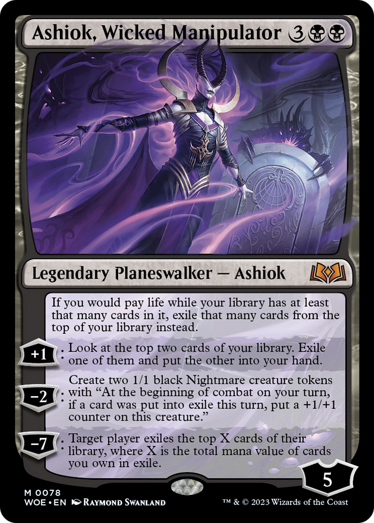 Ashiok, Wicked Manipulator [Wilds of Eldraine] | Jomio and Rueliete's Cards and Comics