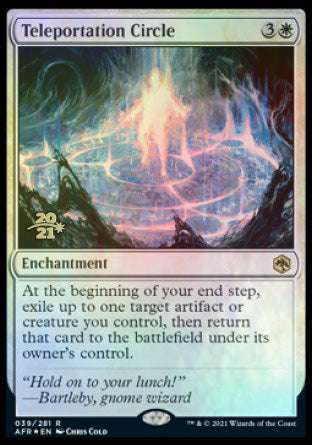 Teleportation Circle [Dungeons & Dragons: Adventures in the Forgotten Realms Prerelease Promos] | Jomio and Rueliete's Cards and Comics