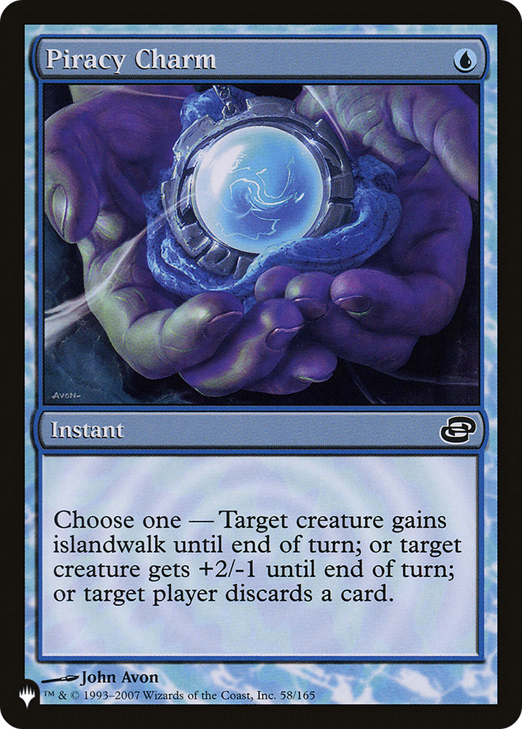 Piracy Charm [The List] | Jomio and Rueliete's Cards and Comics