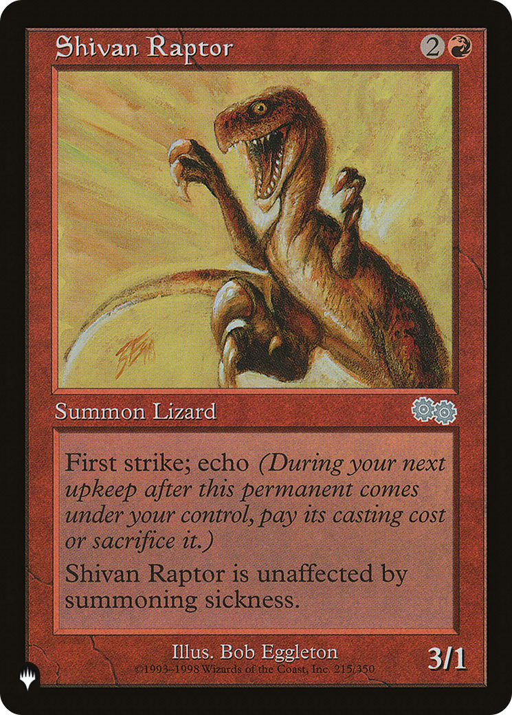 Shivan Raptor [The List] | Jomio and Rueliete's Cards and Comics