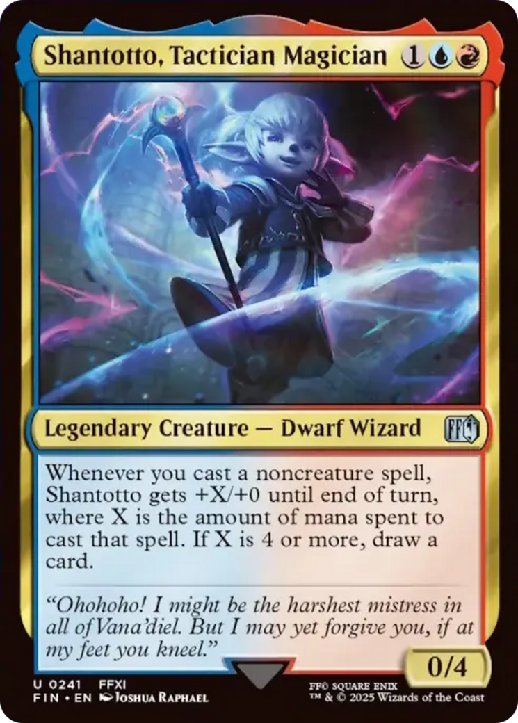 Shantotto, Tactician Magician [FINAL FANTASY] | Jomio and Rueliete's Cards and Comics