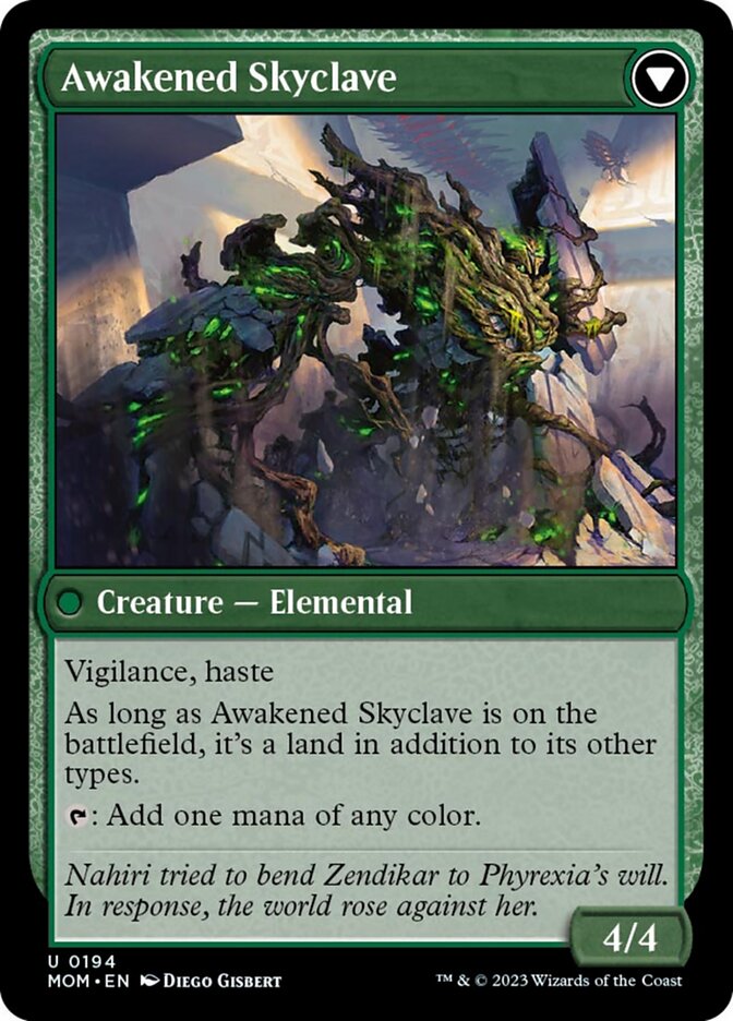 Invasion of Zendikar // Awakened Skyclave [March of the Machine] | Jomio and Rueliete's Cards and Comics