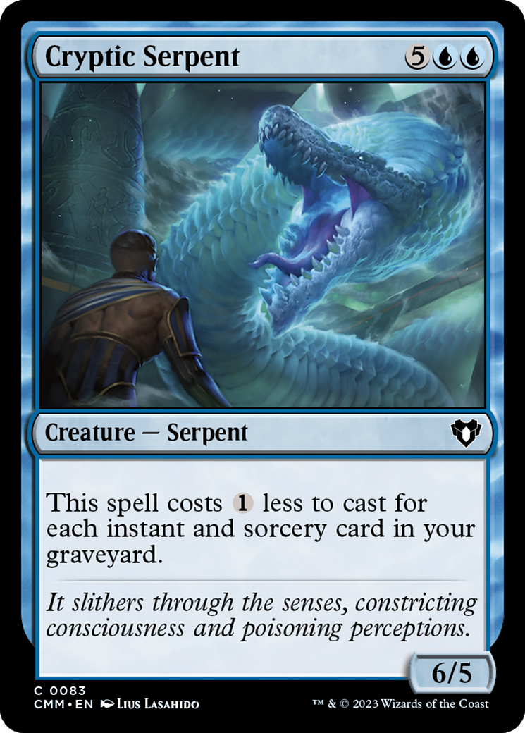 Cryptic Serpent [Commander Masters] | Jomio and Rueliete's Cards and Comics