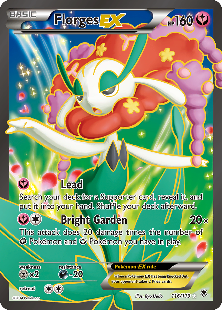Florges EX (116/119) [XY: Phantom Forces] | Jomio and Rueliete's Cards and Comics