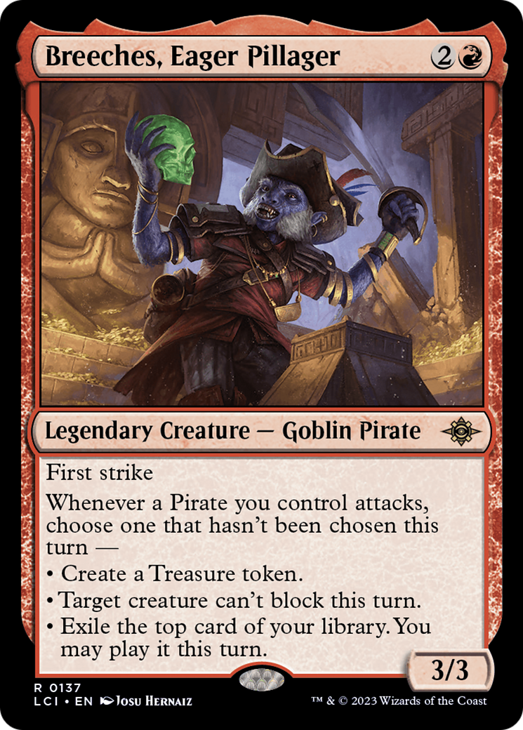 Breeches, Eager Pillager [The Lost Caverns of Ixalan] | Jomio and Rueliete's Cards and Comics