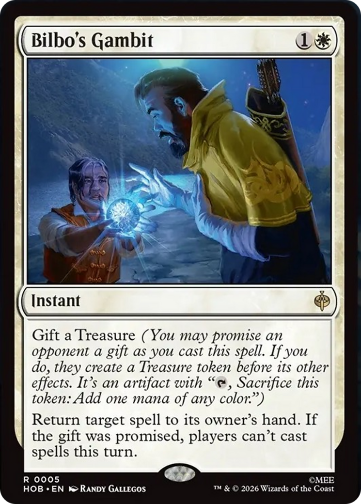 Bilbo's Gambit [The Hobbit] | Jomio and Rueliete's Cards and Comics