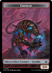 Treasure // Gremlin Double-Sided Token [March of the Machine Commander Tokens] | Jomio and Rueliete's Cards and Comics