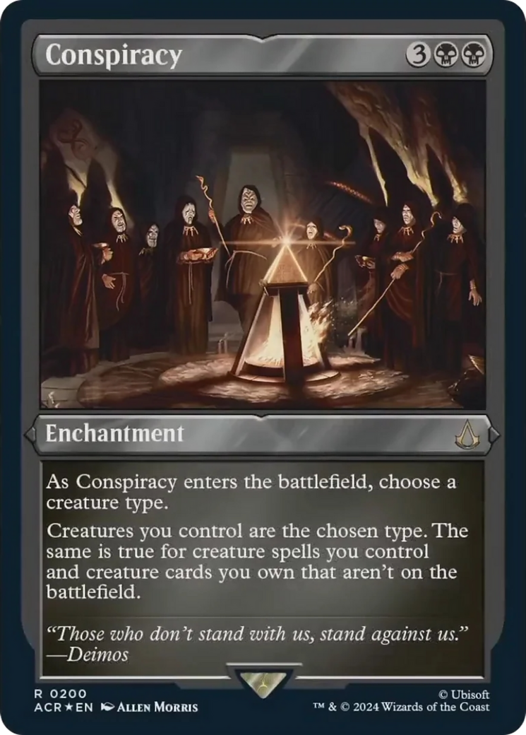 Conspiracy (Foil Etched) [Assassin's Creed] | Jomio and Rueliete's Cards and Comics
