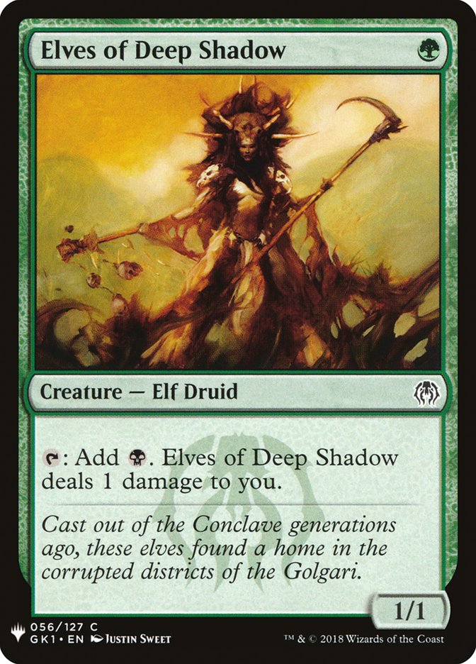 Elves of Deep Shadow [Mystery Booster] | Jomio and Rueliete's Cards and Comics