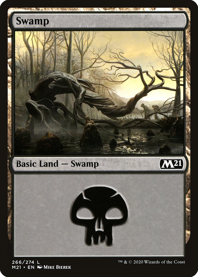 Swamp (266) [Core Set 2021] | Jomio and Rueliete's Cards and Comics