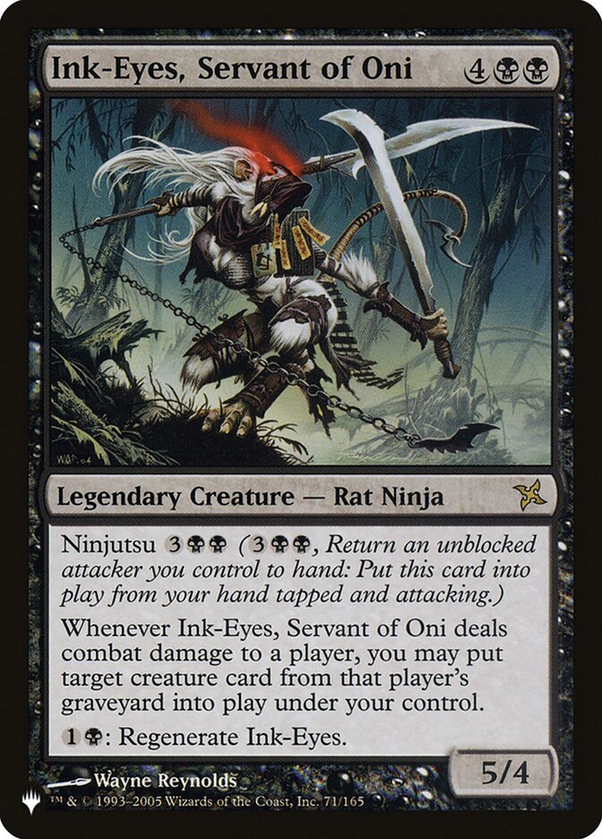 Ink-Eyes, Servant of Oni [The List] | Jomio and Rueliete's Cards and Comics