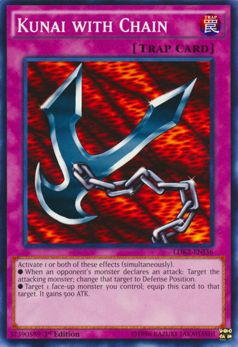 Kunai with Chain [LDK2-ENJ36] Common | Jomio and Rueliete's Cards and Comics