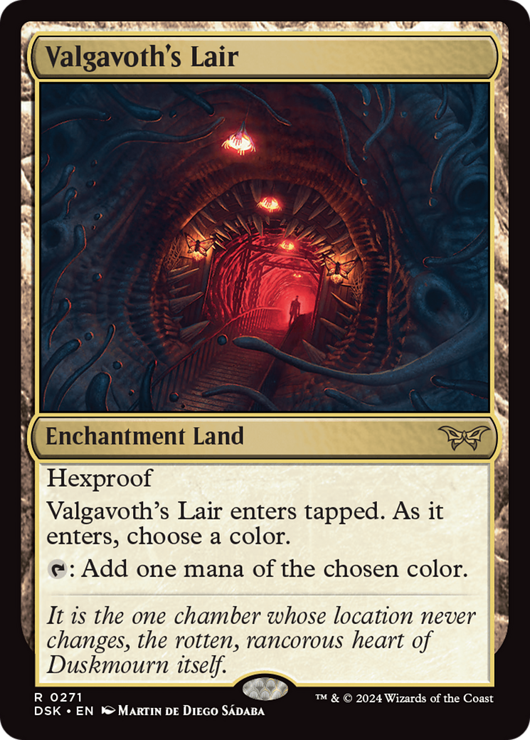 Valgavoth's Lair [Duskmourn: House of Horror] | Jomio and Rueliete's Cards and Comics